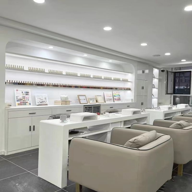 Office Of Tech - Mesa De Manicure Armchairs Beautician Reception