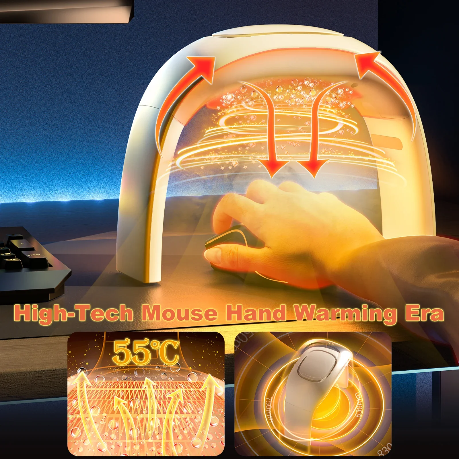 Eary Portable Winter Mouse Han - Office Of Tech 评论和价格