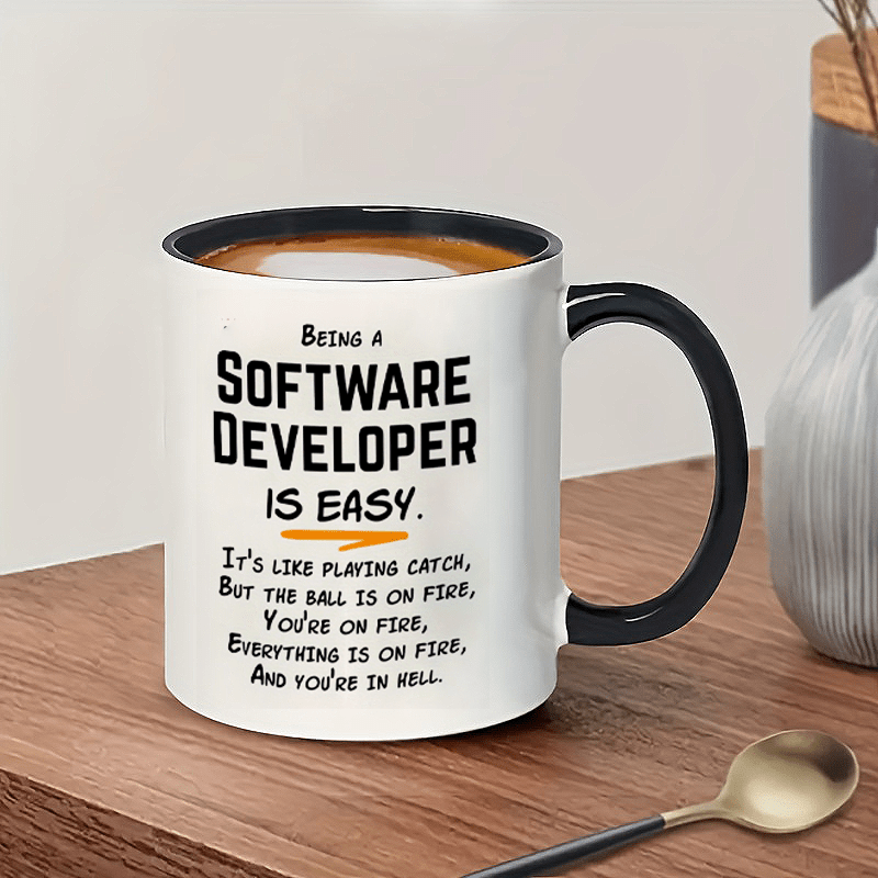 Software Developer Humor 11oz  - Office Of Tech 评论和价格