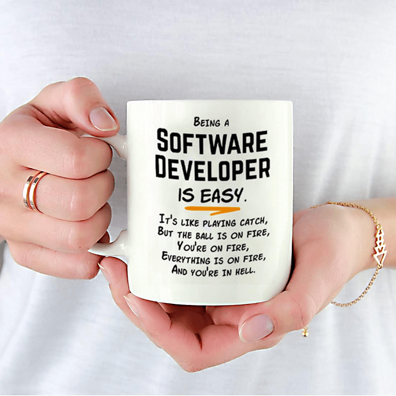 Software Developer Humor 11oz  - Office Of Tech 评论和价格