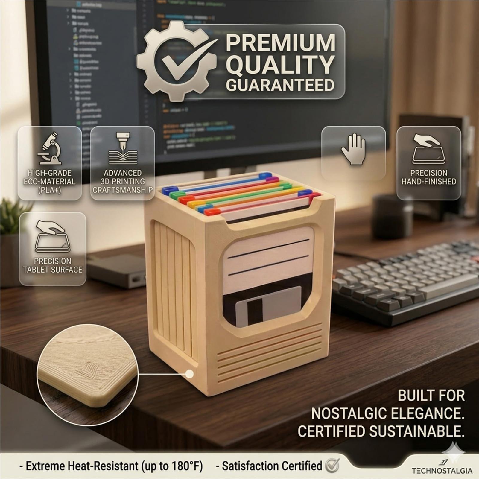 Retro Tech Coaster Holder Set  - Office Of Tech 评论和价格