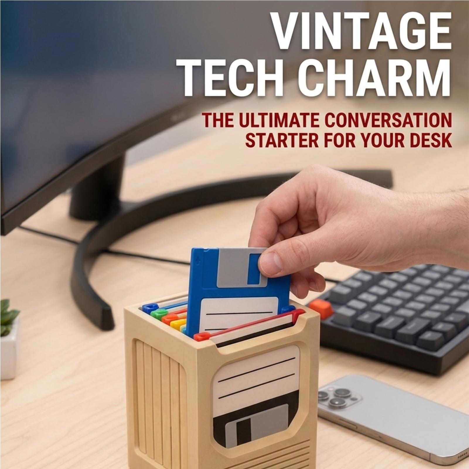 Retro Tech Coaster Holder Set  - Office Of Tech 评论和价格