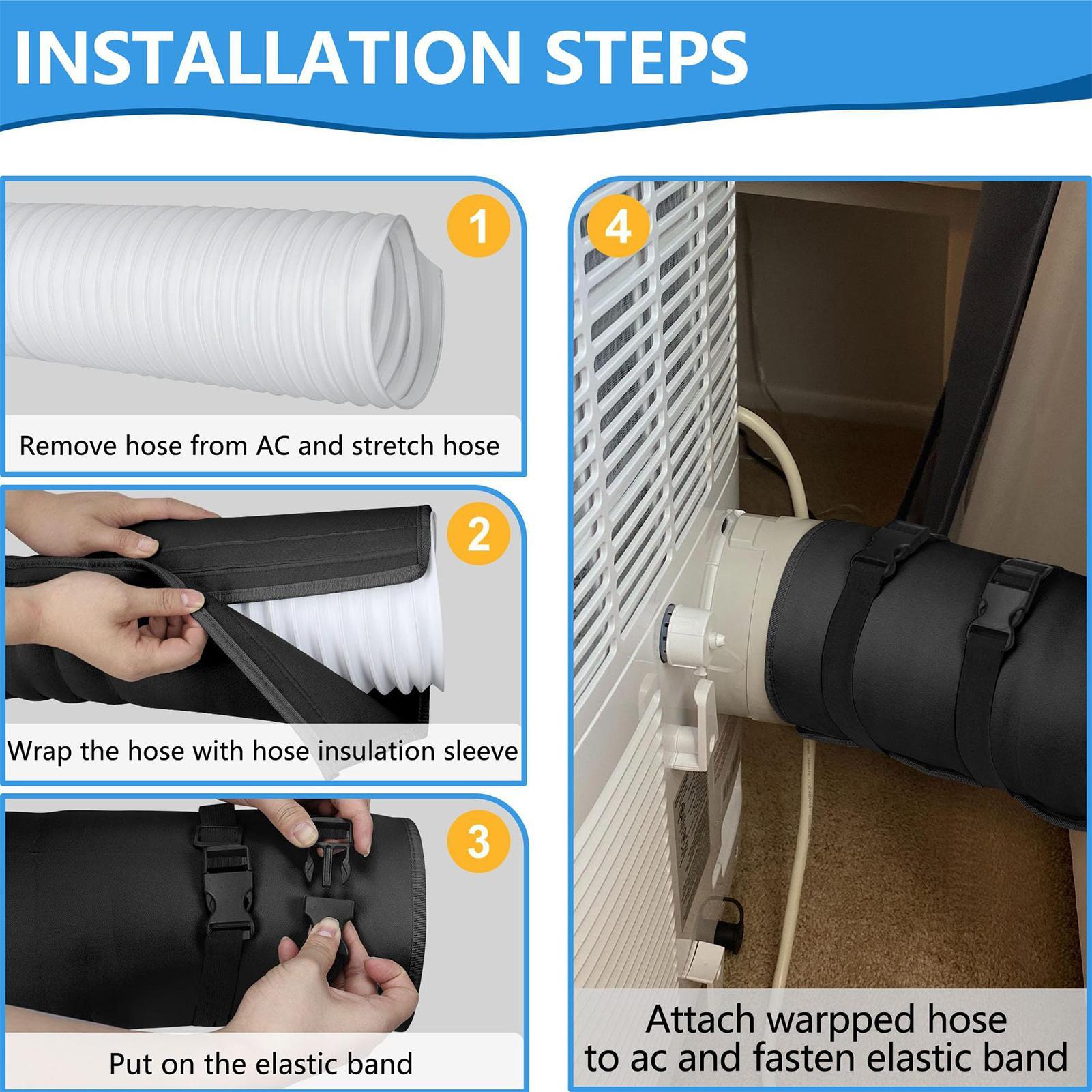 Air Conditioner Hose Cover Dus - Office Of Tech 评论和价格